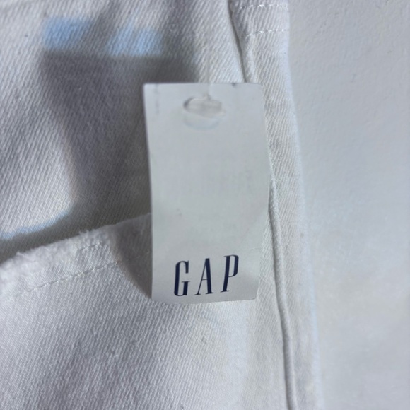 GAP Sz 29 Cigarette High Waist White Jeans NEW WITH TAGS - Picture 6 of 16